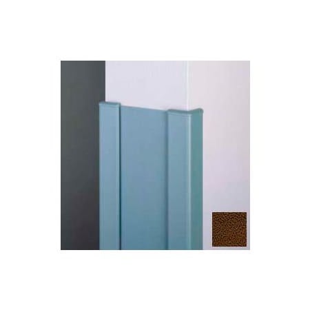 Pawling Surface Mounted End Wall 90Deg Corners, 2'' Wings, 4'H W/Caps. 6" W, Brown CG-11R-4-4